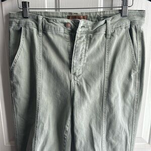 Judy Blue Working Girl Front Seam Straight Leg Jeans- Sage